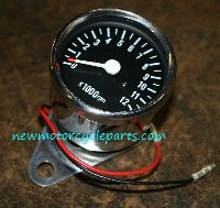 Polished Stainless Steel Mini Tachometer